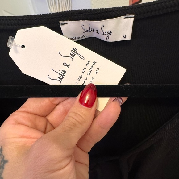 Sadie & Sage Black Cardigan Sweater - Picture 2 of 4